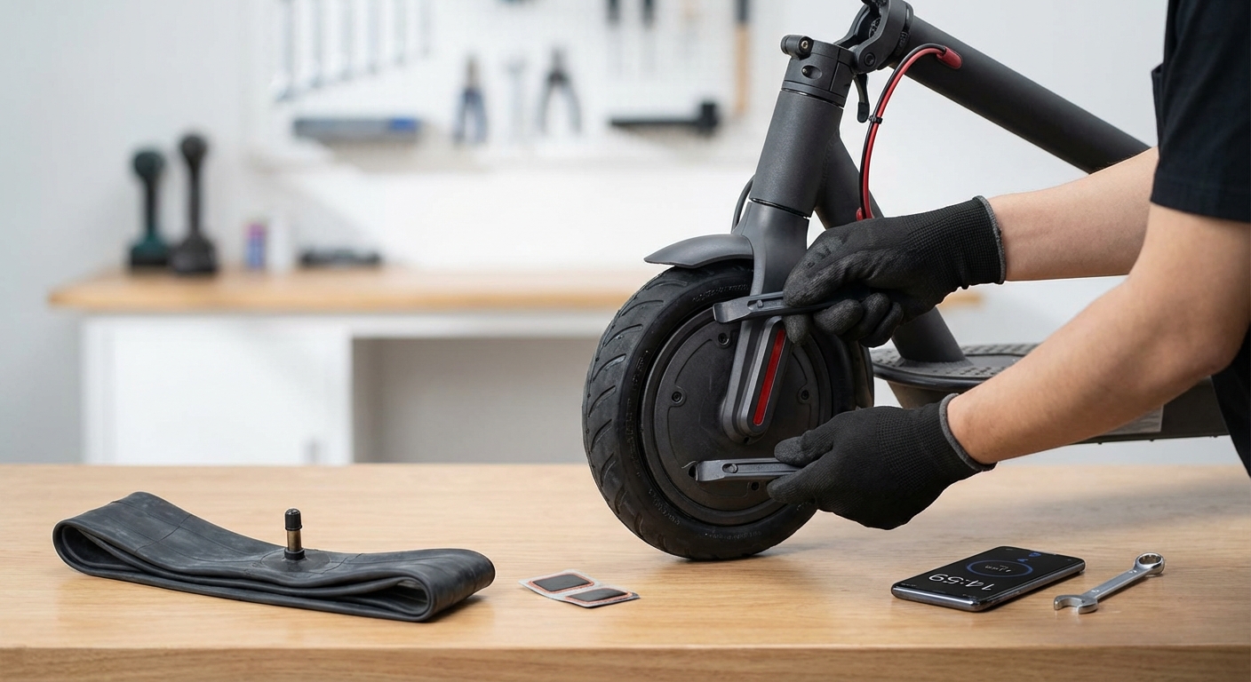 How to Fix a Flat Tire on Your Electric Scooter in Under 15 Minutes