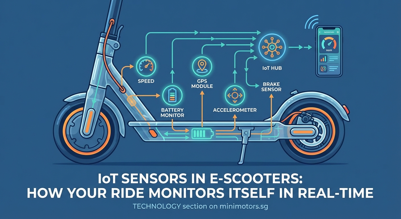 IoT Sensors in E-Scooters: How Your Ride Monitors Itself in Real-Time - Illustration 1
