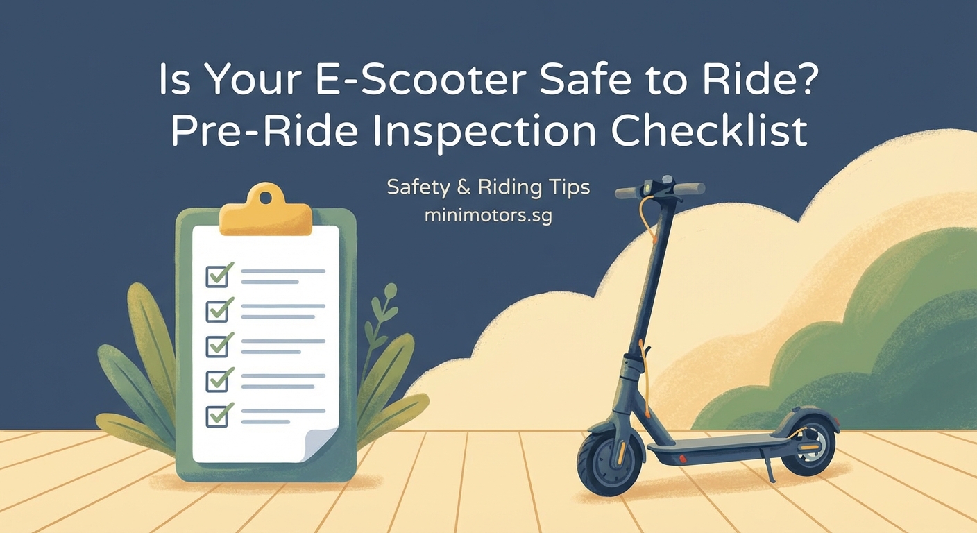 Is Your E-Scooter Safe to Ride? Pre-Ride Inspection Checklist — 1