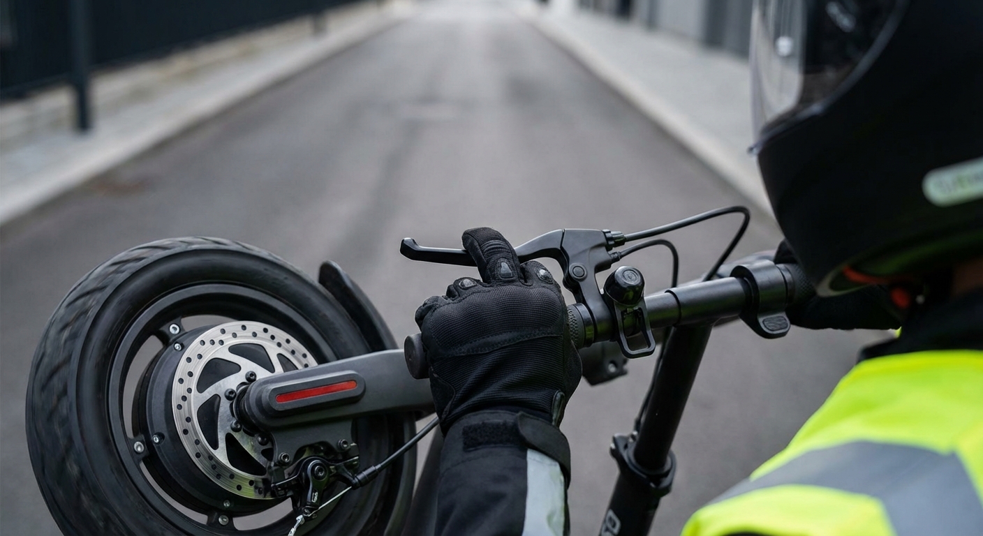 Mastering E-Scooter Braking Techniques for Emergency Situations