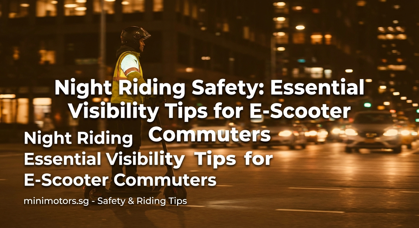 Night Riding Safety: Essential Visibility Tips for E-Scooter Commuters — 1