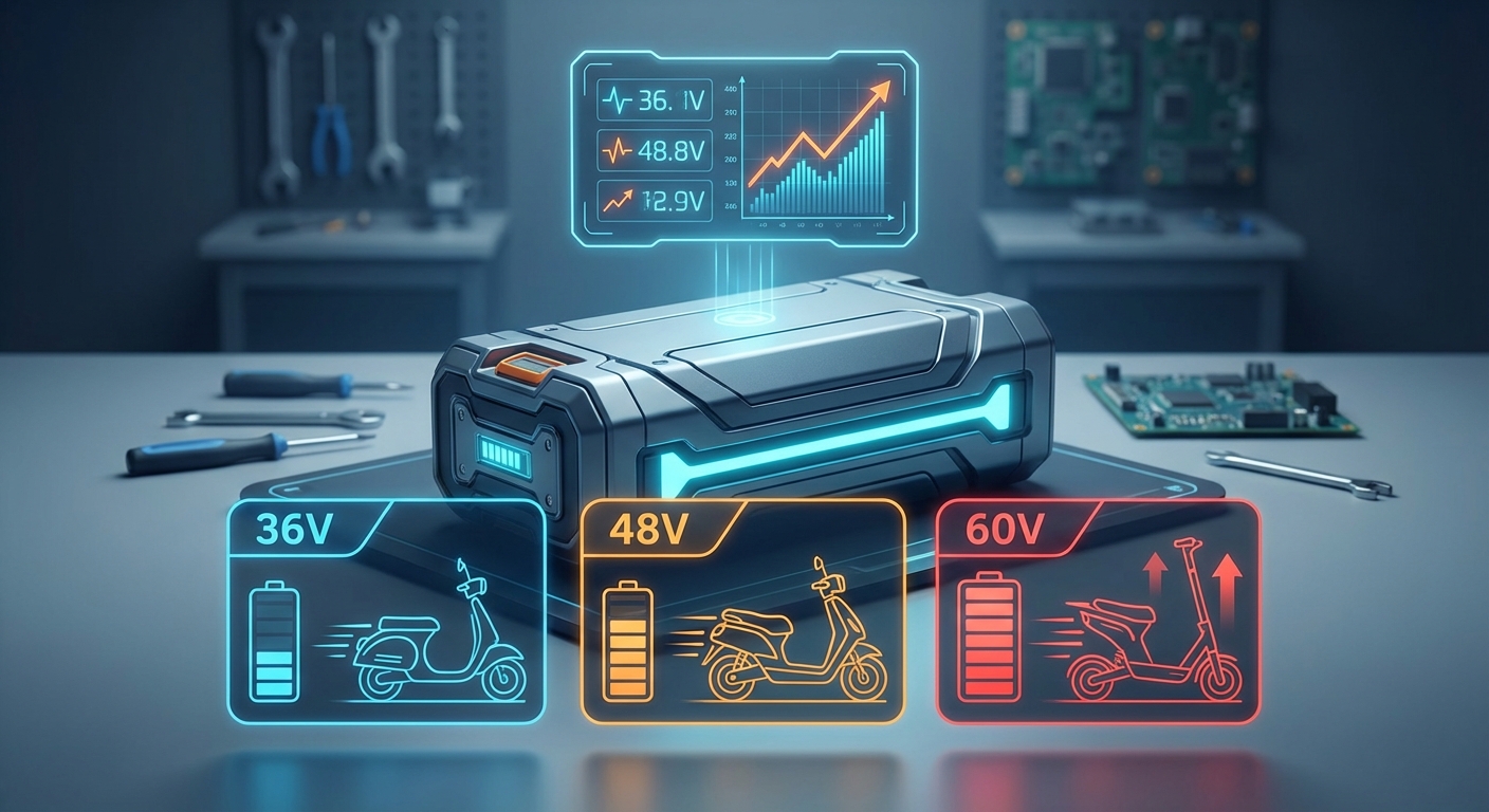 Understanding E-Scooter Battery Voltage: What 36V, 48V, and 60V Really Mean for Your Ride