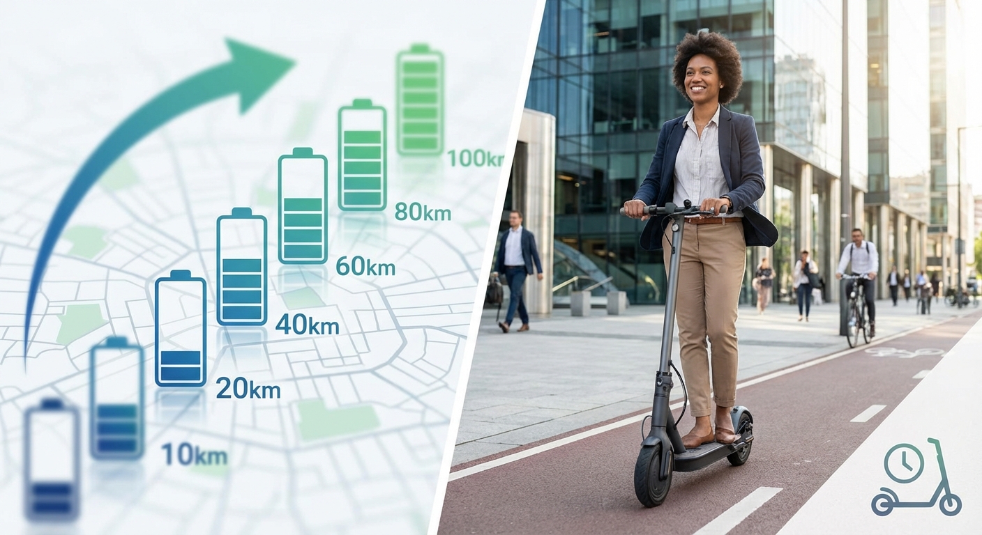 What's the Best E-Scooter Range for Your Daily Commute?