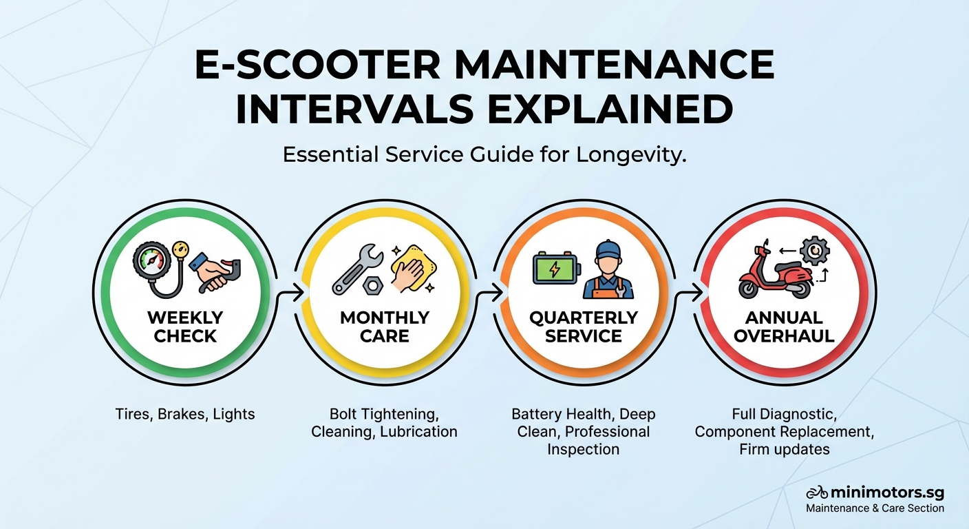 When Should You Service Your E-Scooter? Essential Maintenance Intervals Explained — 4