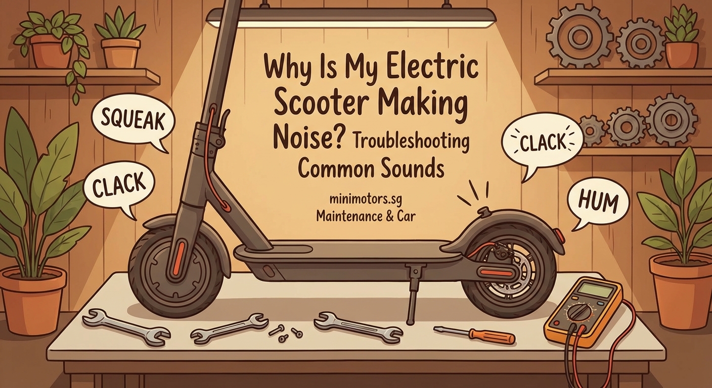 Why Is My Electric Scooter Making Noise? Troubleshooting Common Sounds — 1
