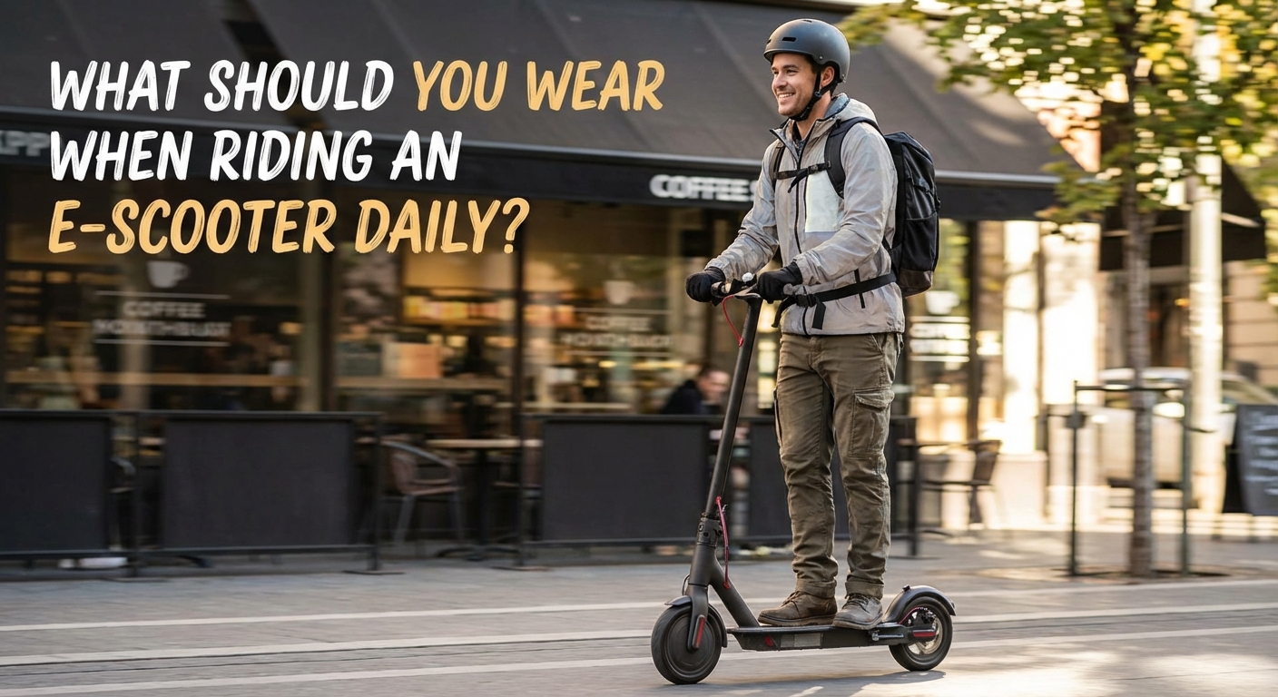 What Should You Wear When Riding an E-Scooter Daily? - Illustration 1