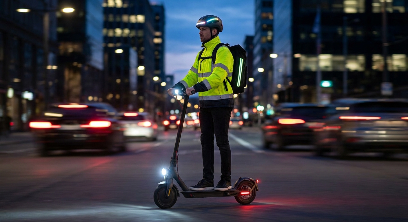 Night Riding Safety: Essential Visibility Tips for E-Scooter Commuters