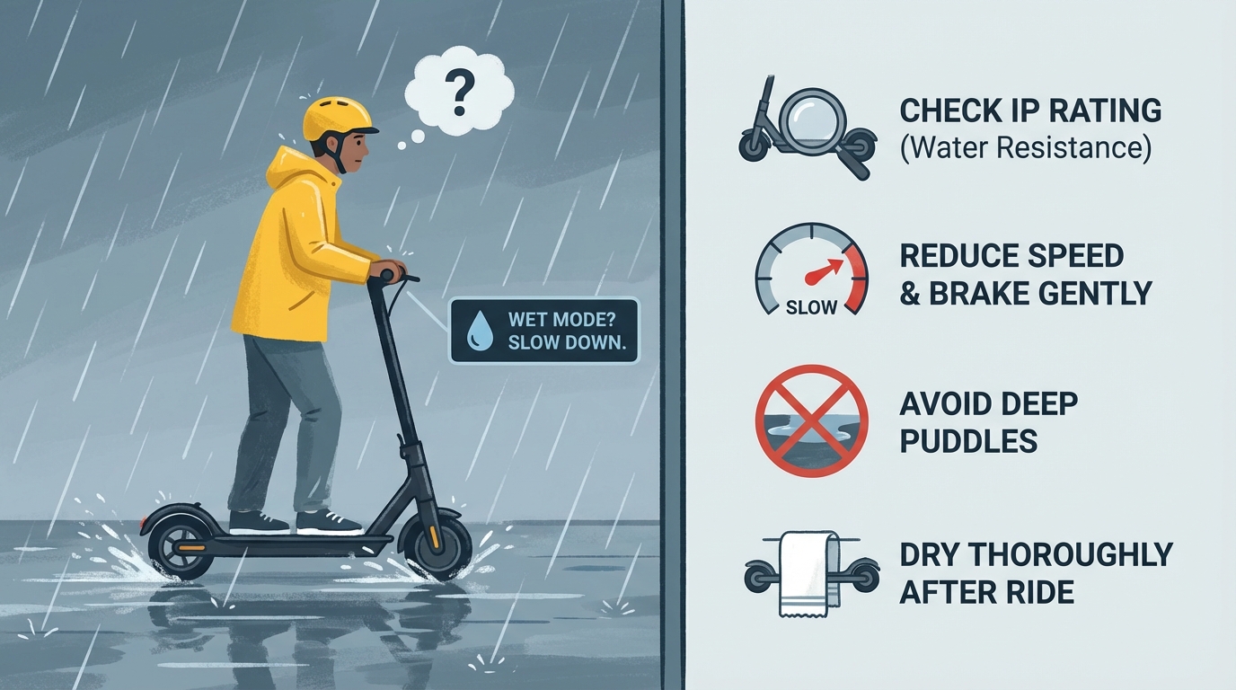 Can You Ride an Electric Scooter in the Rain? What Beginners Need to Know — image 4