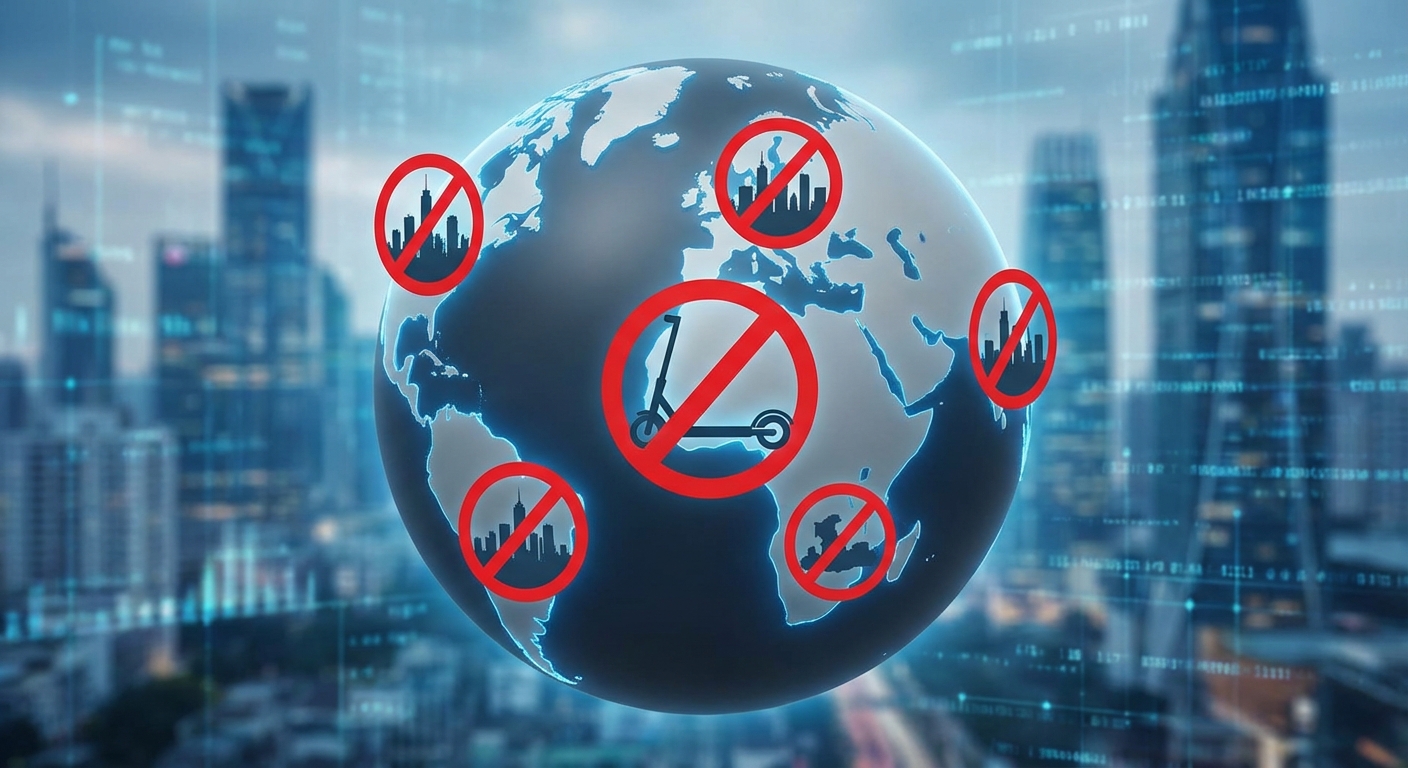 Where Are E-Scooters Banned? A Complete List of Cities and Countries with Restrictions