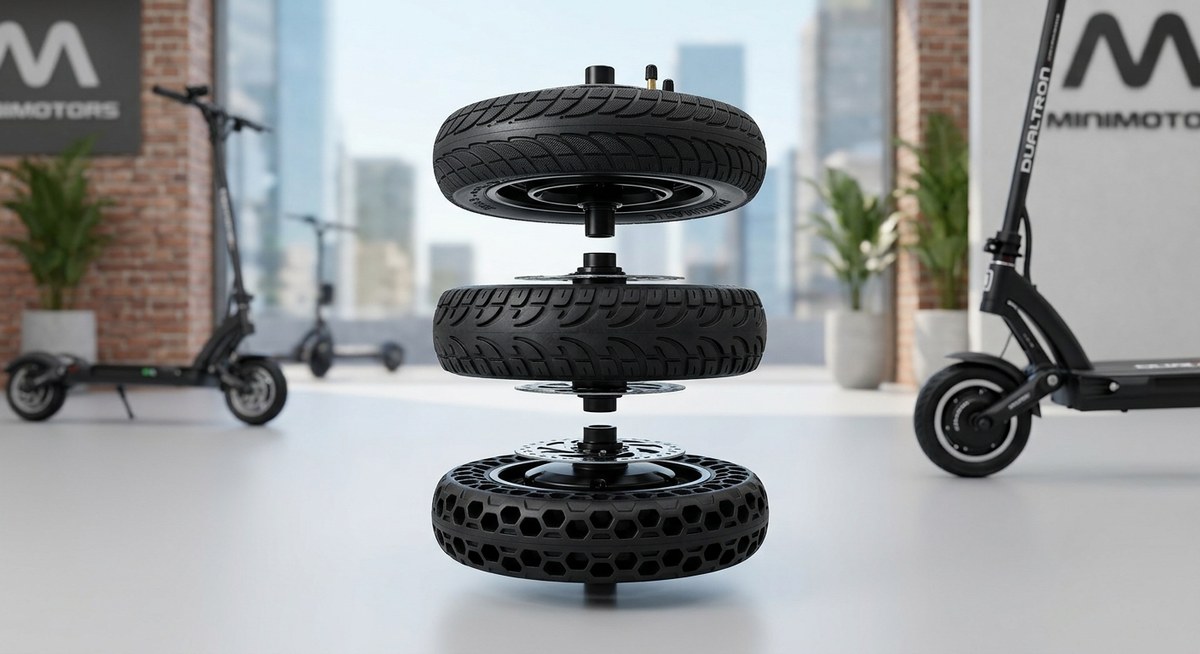 Which E-Scooter Tires Are Best for You? Pneumatic, Solid, or Honeycomb