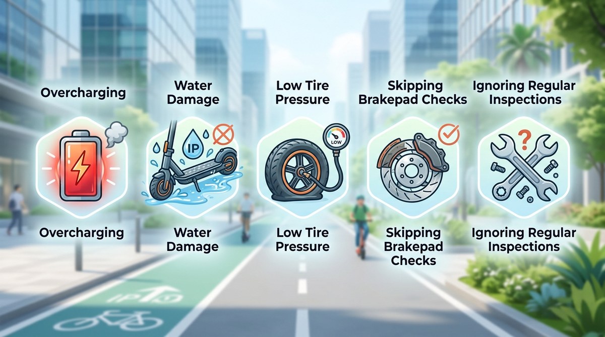 5 Maintenance Mistakes That Are Shortening Your E-Scooter's Life