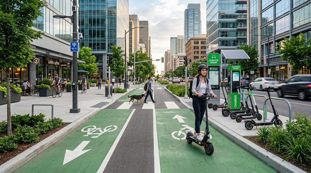 5 Urban Design Trends Making E-Scooters a Permanent Fixture in Downtown Districts