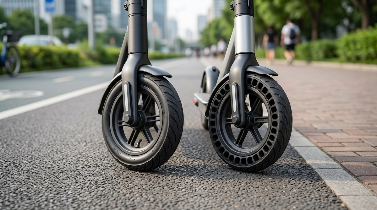 How Do E-Scooter Tires Affect Your Ride? A Beginner’s Guide to Air-Filled vs. Solid