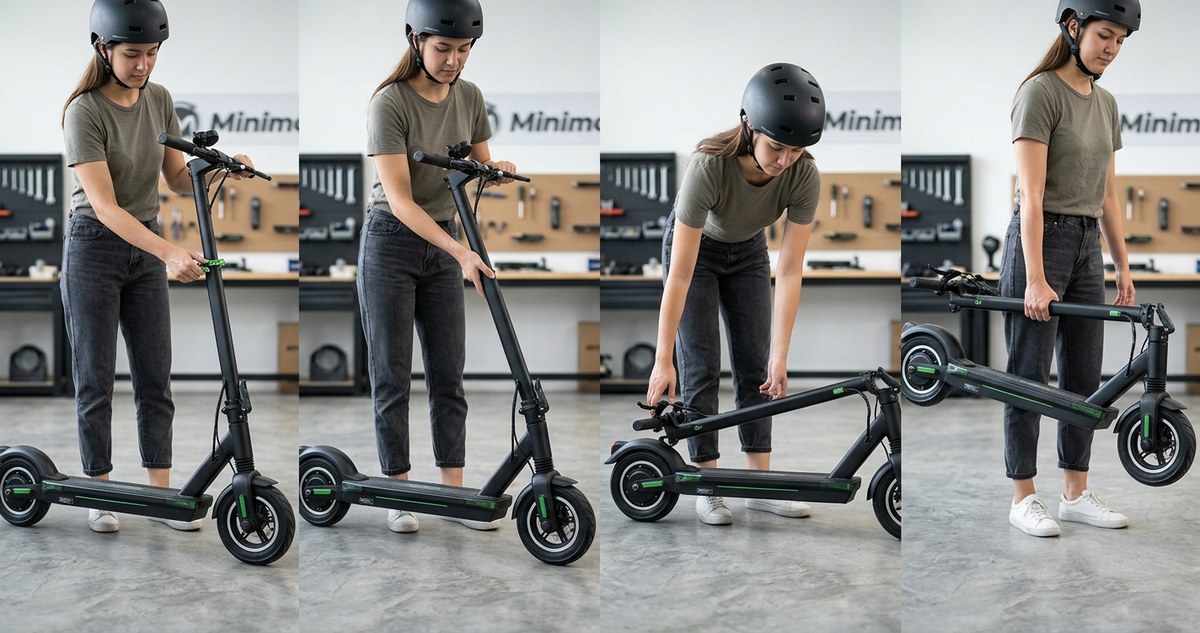 How to Fold and Unfold Your E-Scooter Correctly (Without Damaging the Frame)